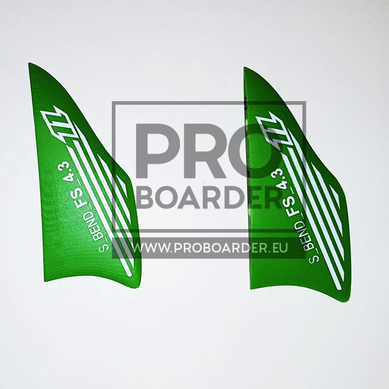north-kiteboarding-finnen-finset-pair-paar-freestyle-4-3-cm Freestyle Finset S Bend North + Duotone Finnen (Paar) für Twintips - Kiteboard Finnen für Bidirectio