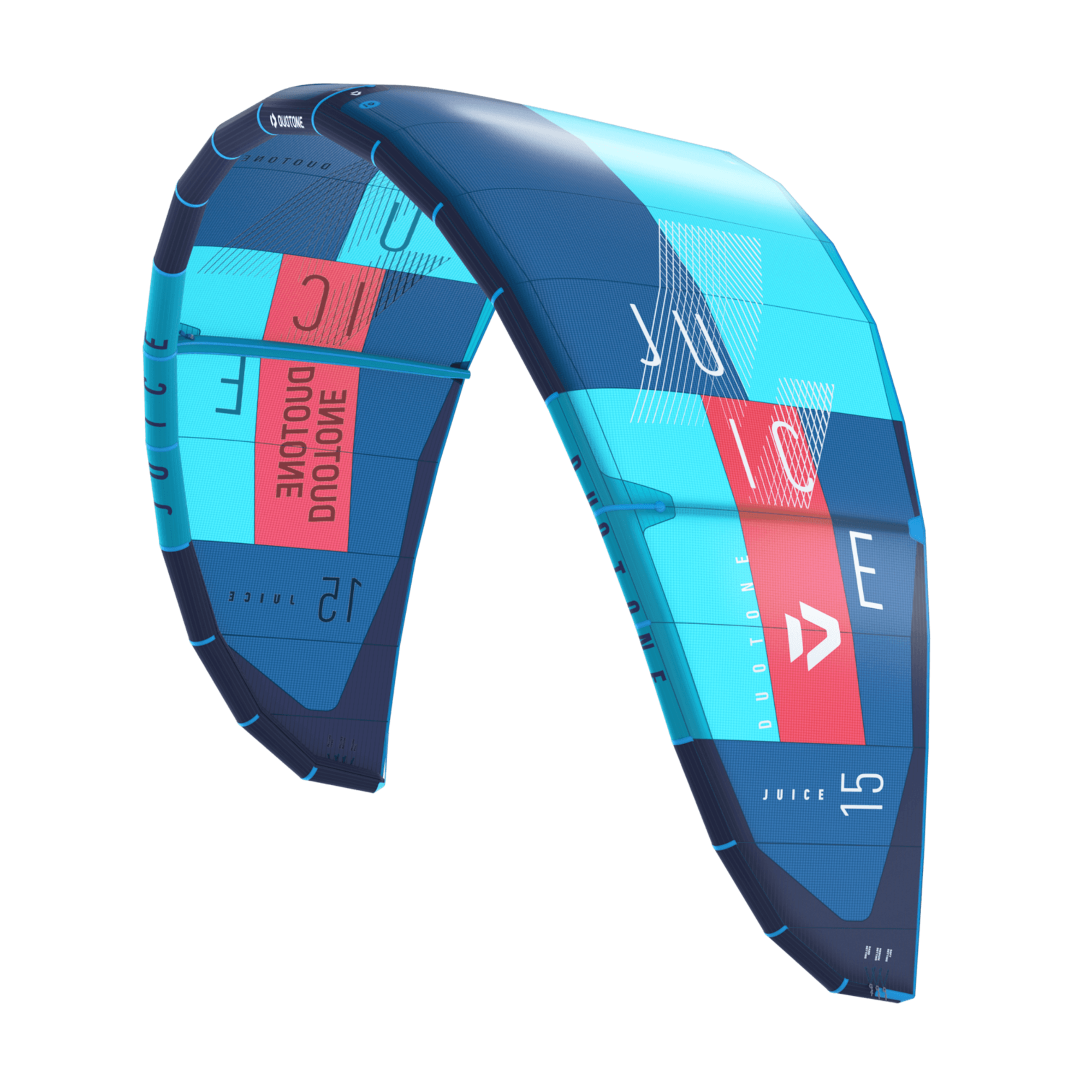 Duotone-Juice-2020-Tubekite-blau Tubekite Juice 2019 - Foil und Leichtwind Kite