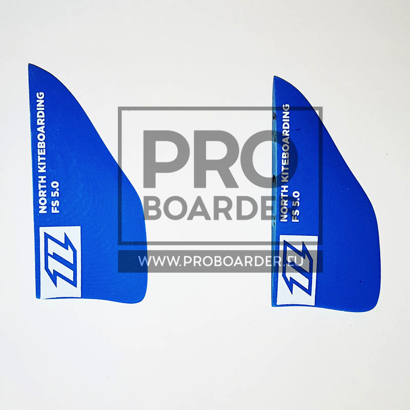 north-kiteboarding-finnen-fs-pair-paar-finset-pair-paar-freestyle-blau-5-0-cm Freestyle Finset S Bend North + Duotone Finnen (Paar) für Twintips - Kiteboard Finnen für Bidirectio