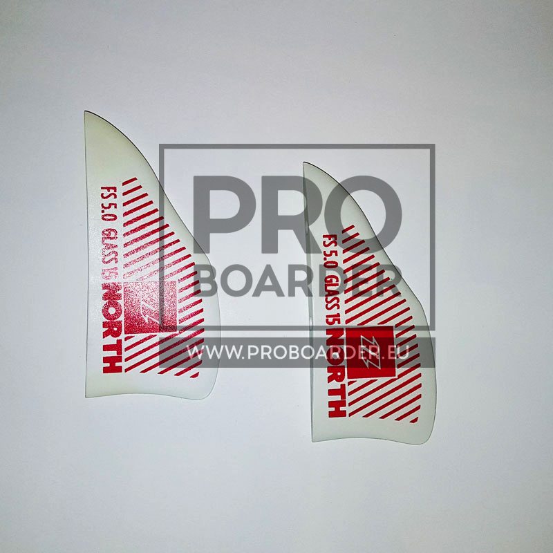 north-kiteboarding-finnen-pair-paar-finset-pair-paar-freestyle-weiss-white-5-0-cm Freestyle Finset S Bend North + Duotone Finnen (Paar) für Twintips - Kiteboard Finnen für Bidirectio